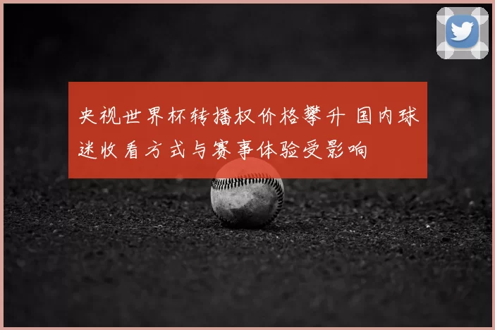 央视世界杯转播权价格攀升 国内球迷收看方式与赛事体验受影响